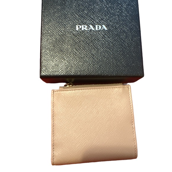 PRADA Prada Bifold Wallet Saffiano Mini
Beige Ladies 1MI047 - Picture 2 of 7
